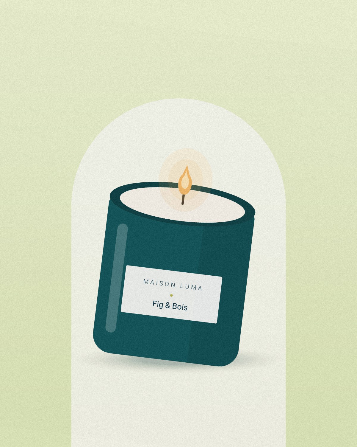 Bougie parfumée « Fig & Bois » — Maison Luma, vue alternative