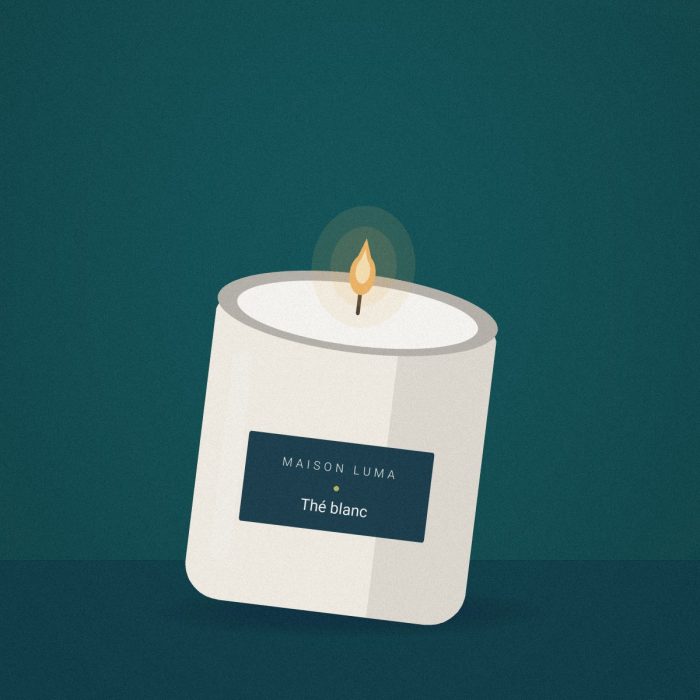 Bougie parfumée « Thé blanc » — Maison Luma, vue alternative