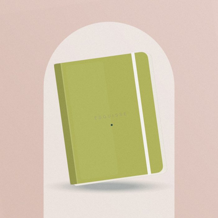 Carnet relié « Esquisse » — Maison Luma, vue alternative