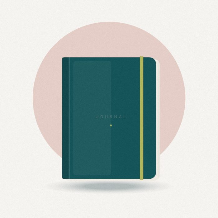 Carnet relié « Journal » — Maison Luma, vue principale