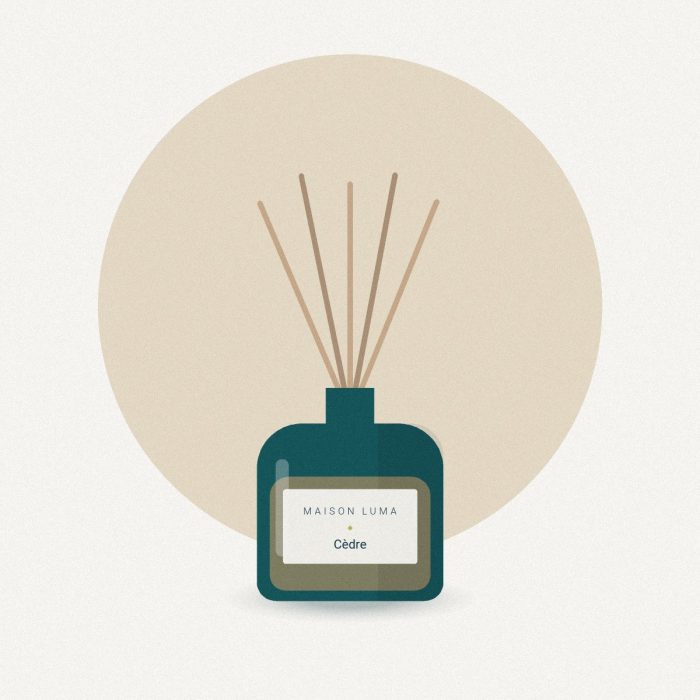 Diffuseur de parfum « Cèdre » — Maison Luma, vue principale