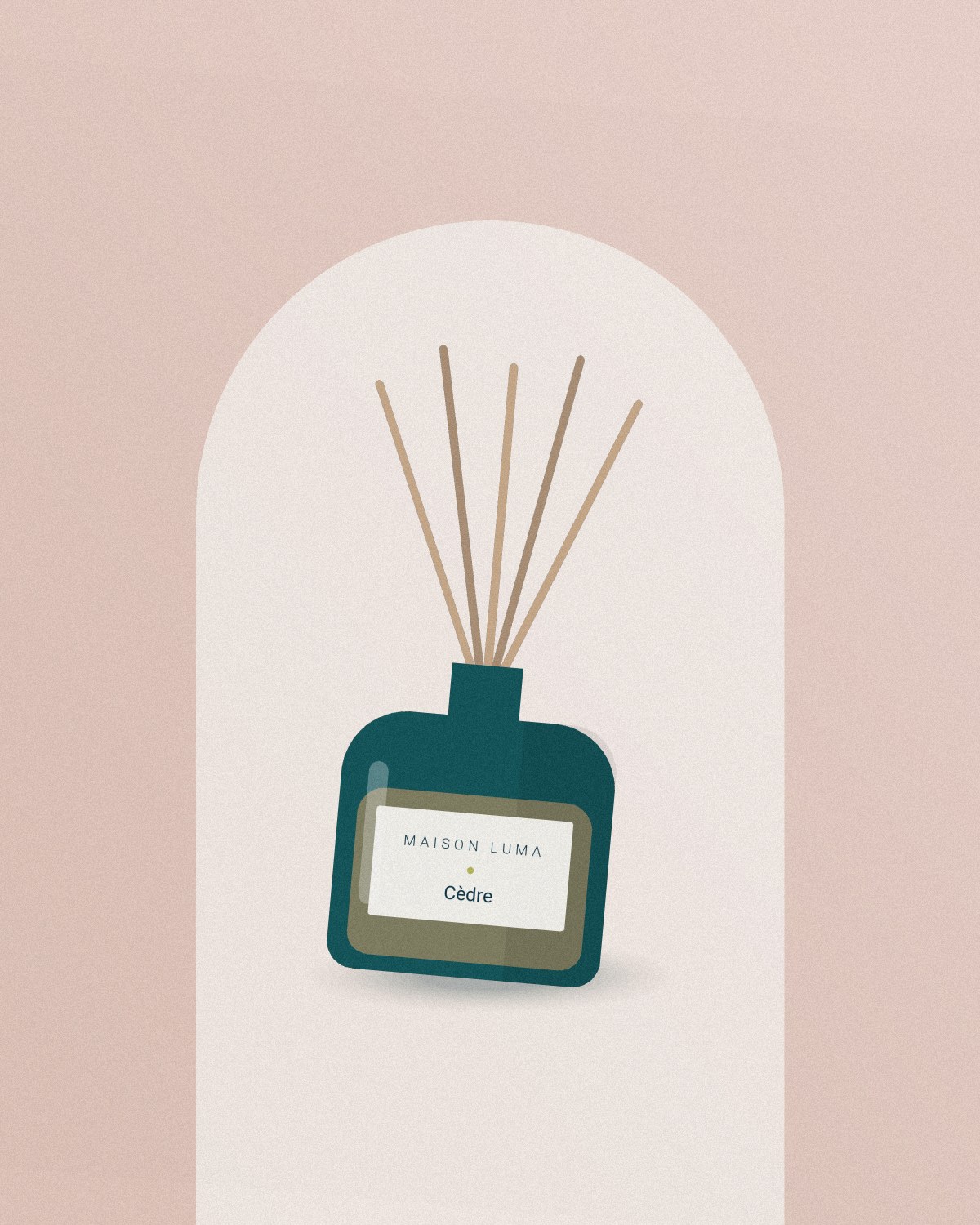 Diffuseur de parfum « Cèdre » — Maison Luma, vue alternative
