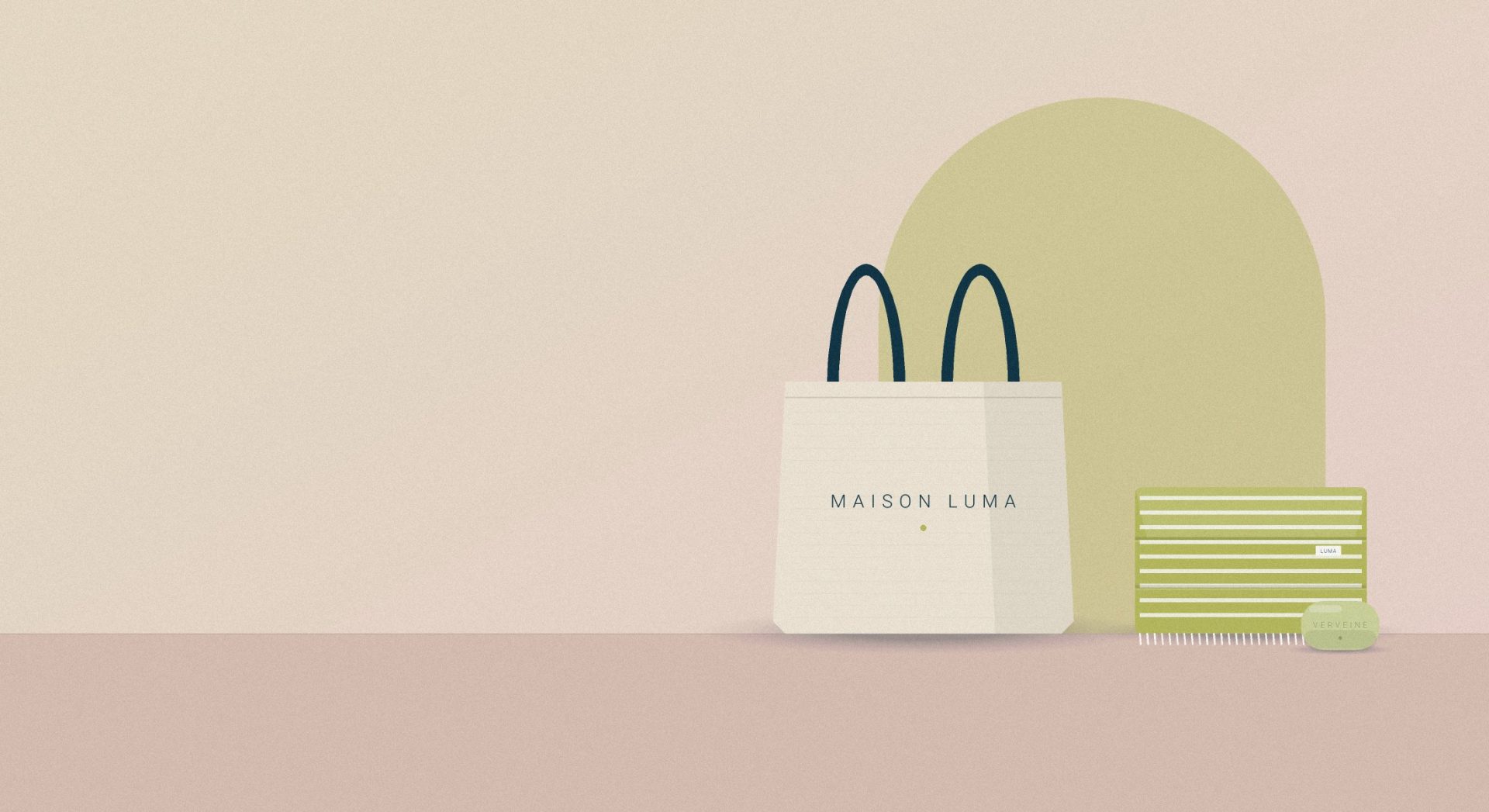 Accessoires et textiles Maison Luma : tote bag, plaid, savon