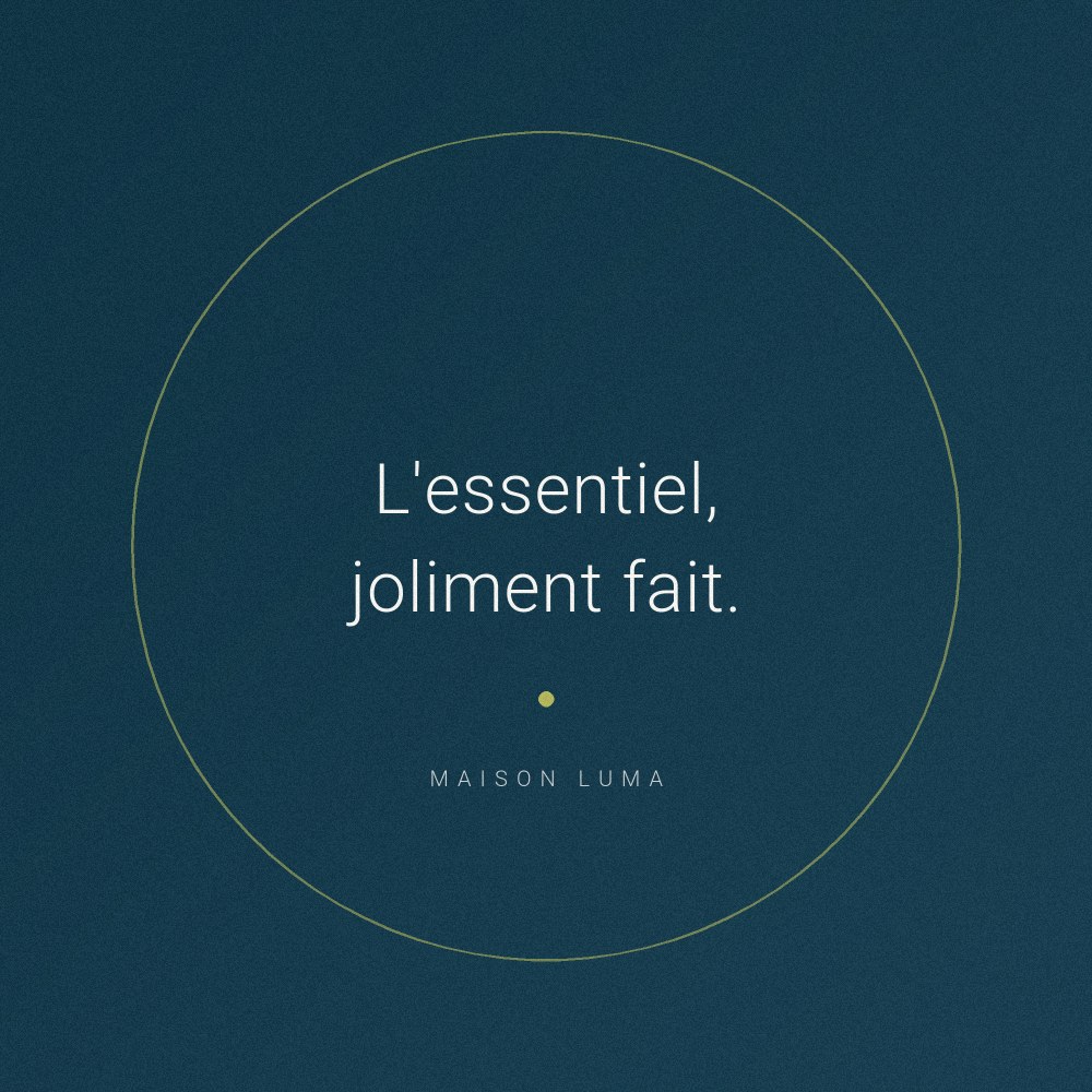 Citation : L'essentiel, joliment fait.