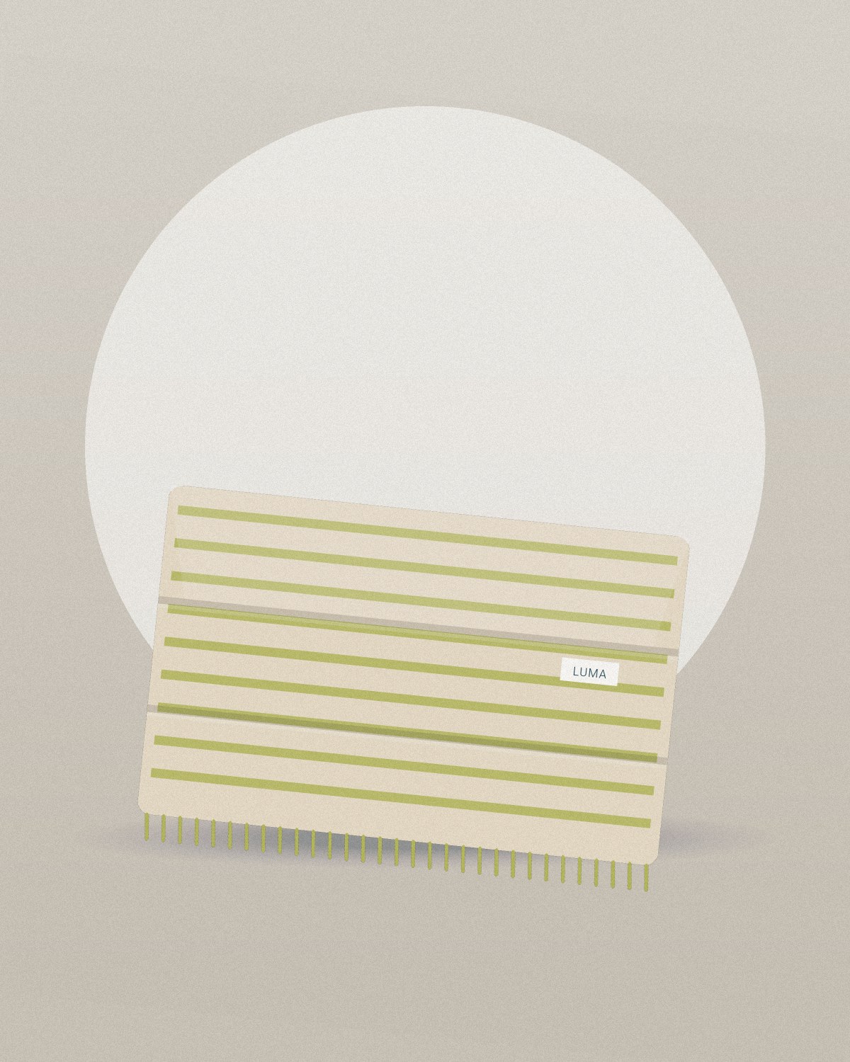 Plaid en coton recyclé — Maison Luma, vue alternative