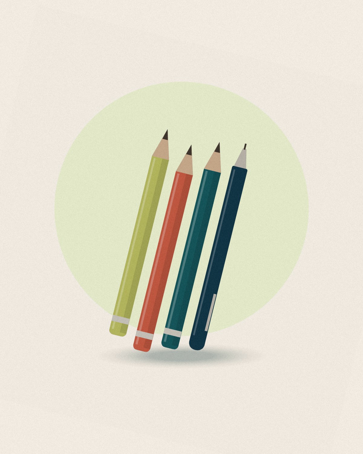 Set de 3 crayons & porte-mine — Maison Luma, vue principale