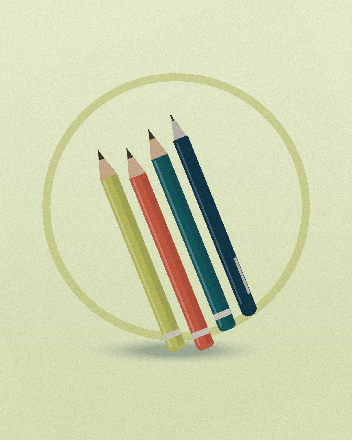 Set de 3 crayons & porte-mine — Maison Luma, vue alternative