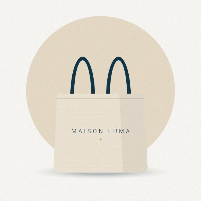 Tote bag en lin — Maison Luma, vue principale