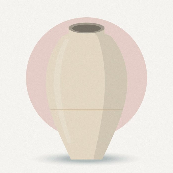 Vase en grès « Ondine » — Grand modèle — Maison Luma, vue principale